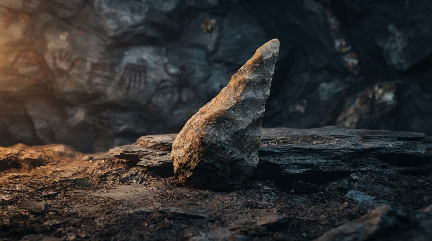 Editorial illustration for A Timeline of Early Human Ingenuity: How Stone Tools Trace Our Cognitive Evolution