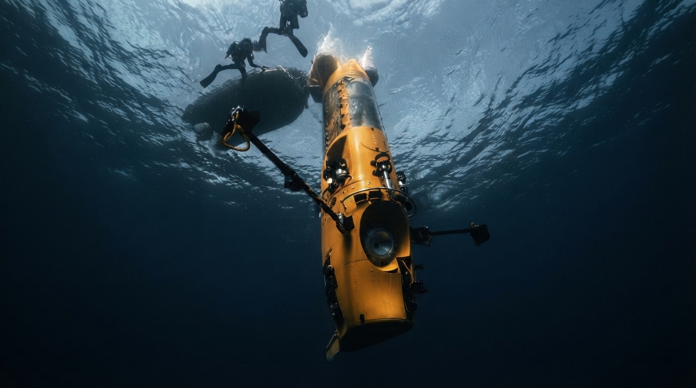 Editorial illustration for Comparing Key Technologies for Hydrothermal Vent Research